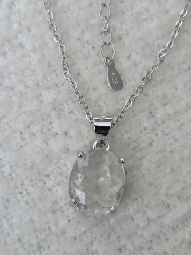 Sterling silber 925 weiß oval - weiß,