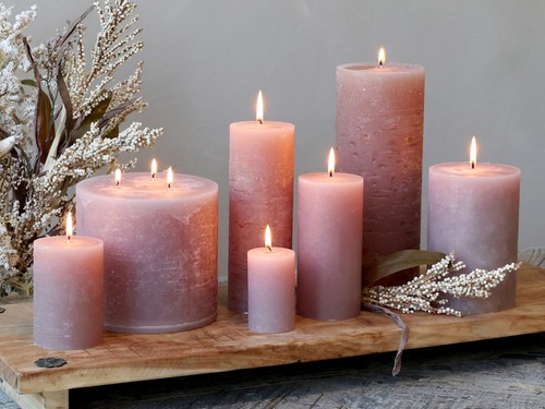 Taupe rosa farbige
