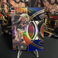 Zelina Vega Premier Level Black And Blue Prizm /399 Panini Select WWE 2024