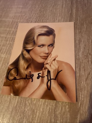 Claudia schiffer autogramm - claudia,