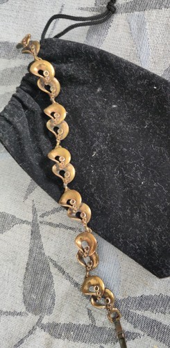Vintage bronzearmband - vintage,