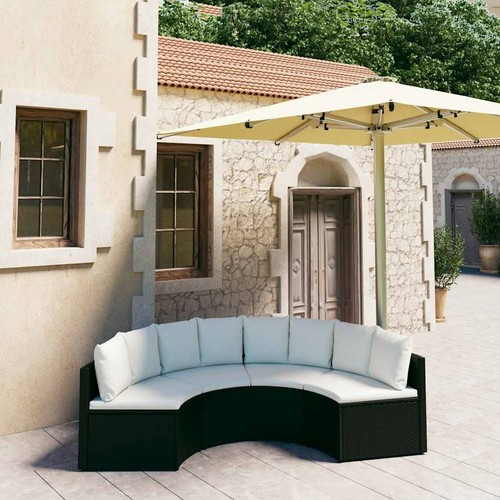 Gartensofa set poly rattan - gartensofa,