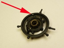 BESCHÄDIGT Ersatzteil Taumelscheibe Graupner Uni Mechanik Hubschrauber Heli