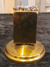 Streichholz Halter, 50er/60er Jahre, Messing, selten, Vintage