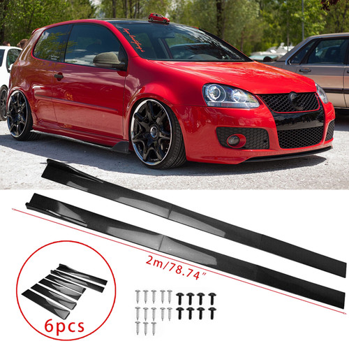 Carbon optik sideskirts - 2m,