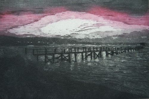 Aquatinta-Radierung