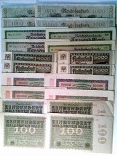 20 Reichsbanknoten, je 4x 1000