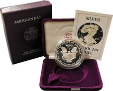 USA 1 Dollar American Eagle Liberty Silber PP Proof 1 Unze Oz ab 1986
