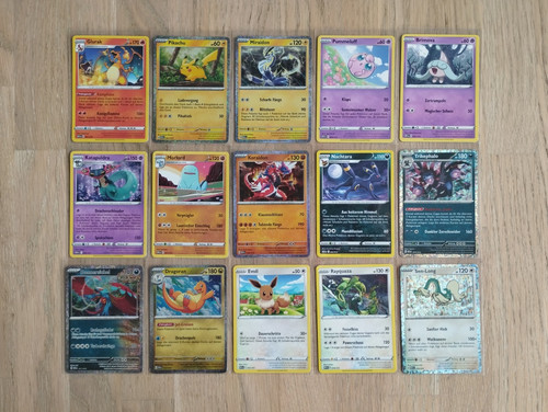Pokémon 15x sammelkarten - pokémon,