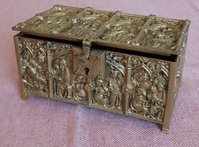 Antike schwere Schatulle
