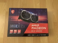 AMD Radeon RX 6600 8GB MSI Mech 2x Grafikkarte
