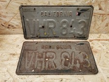 2x NUMMERNSCHILD - 1 PAAR -