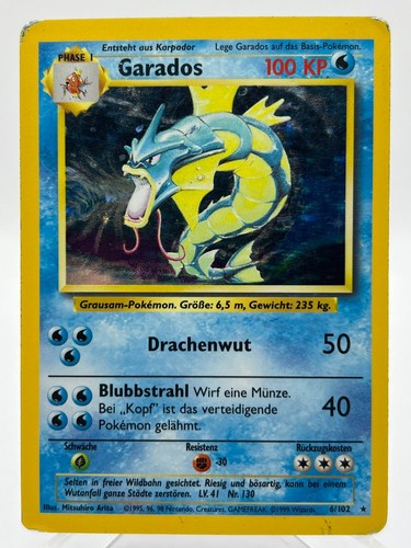 Garados holo base - set,