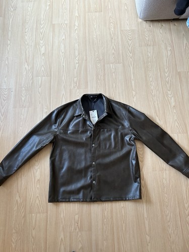 Zara lederoptik hemdjacke - zara,