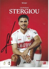 LEONIDAS STERGIOU-SCHWEIZ-EM 2024-VFB STUTTGART-AUTOGRAMMKARTE-NEU