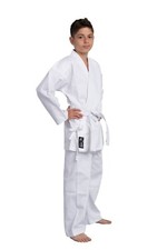 TEKKA BUDO Karateanzug Classic weiß 8 oz Karate Gi Set (Jacke Hose Gürtel)