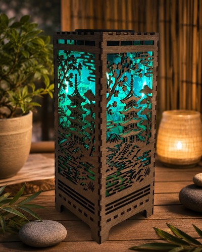Holz solarlicht japanisch - solarlicht,