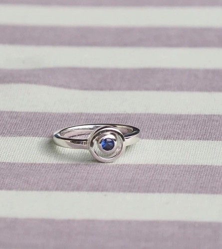 Caï ring blauer edelstein - ring, 925