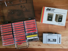 Nordmende Clipper 3211 Kassettenspieler mit Radio, Boxen, viele Musikkassetten