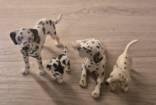 Schleich 4 Hunde + Welpen Konvolut Sammlung Sehr Guter Zustand