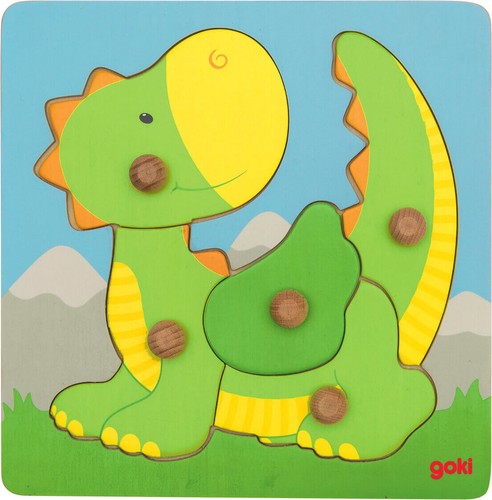 Goki steckpuzzle drache - steckpuzzle,