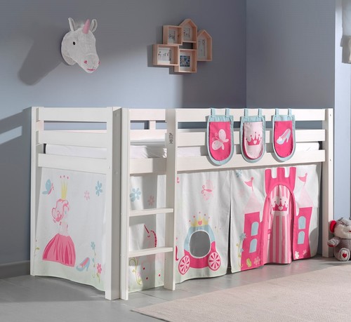 Spielbett hochbett kinderbett - spielbett,