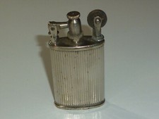 VINTAGE POCKET LIFTARM PETROL LIGHTER - FEUERZEUG - BRIQUET ESSENCE - NICE