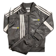 Adidas Trainingsanzug 18-24M Grau Bomberjacke Hose Monogramm Jogging Jogginghose