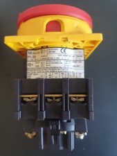 P1-25 Hauptschalter, 3-polig, 690V, 25A, Not-Aus, verriegelbar, rückseitige Mont