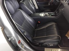 Jaguar XJ X351 original Sitz vorn rechts Beifahrersitz Leder navy Massage BJ2011
