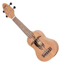 Ortega Keiki K1-MM-L Sopranino Ukulele Natur Linkshänder Schildkröte Gravur