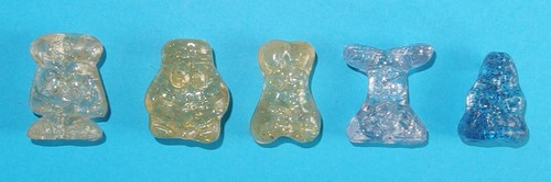 Gogos punk weiß gold - weiß, blau