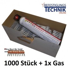 Betonnägel 3,0x22mm XH Gas rot für Betonnagler Hitachi NC40G Makita GN420CLSE KM