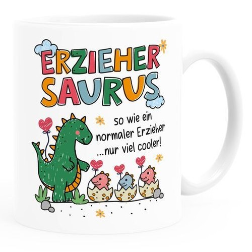 Kaffee tasse erzieher saurus - kaffee-tasse,