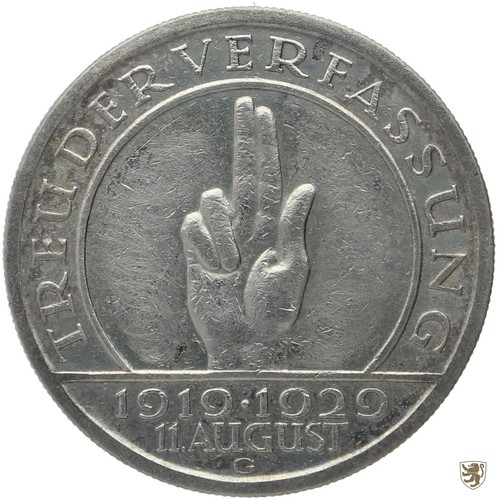 Weimarer republik reichsmark - weimarer, 5