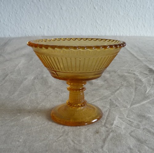 Alte pressglas zuckerschale - ,