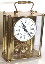 elegante DUGENA vintage Drehpendeluhr Jahresuhr Haller Kal. W993 frisch überholt