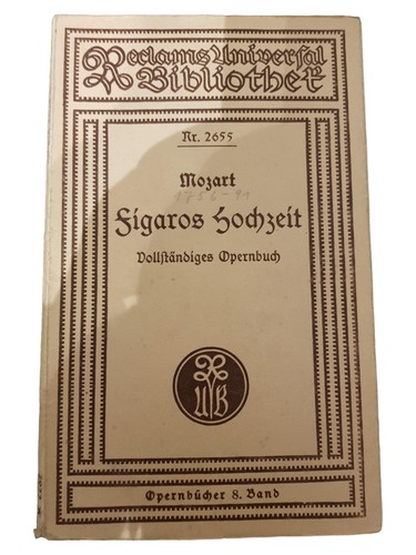 Mozart figaros hochzeit noten - mozart,
