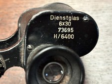 altes Dienstglas 6 x 30 Nummer 73695 H/6400 TE1248