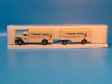 Brekina 1:87 MAN F8 Kofferlastzug "Thomas Dachser Neu-​Ulm Kraft´s Ketchup" OVP