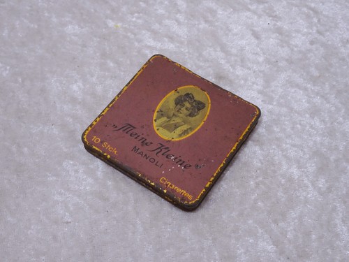 Antike zigaretten blechdose - antike,