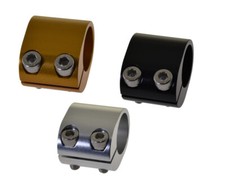 Kart Klemme für Stabilisator Alu eloxiert 28mm, 30mm oder 32mm für Kart Chassis