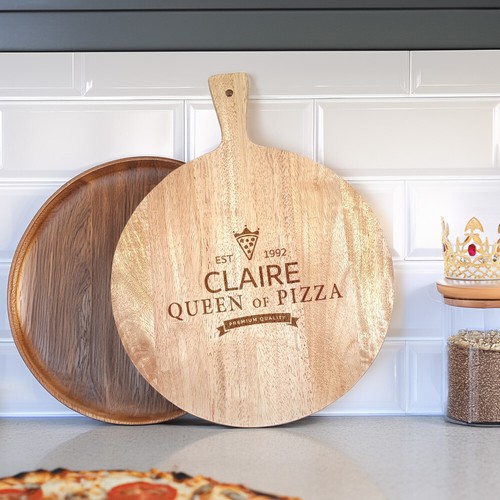 Personalisiertes pizzabrett - personalisiertes,