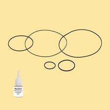 Riemen Öl = Kit 5 für Graetz Profi Studio 306 Tape Deck Compact System