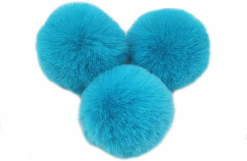 Stk 8cm pompons kunstfell - stk,