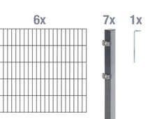 Alberts Doppelstabmattenzaun
