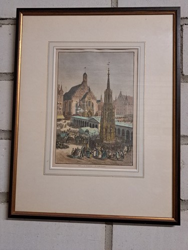 Bild stich markt frauenkirche - stich,