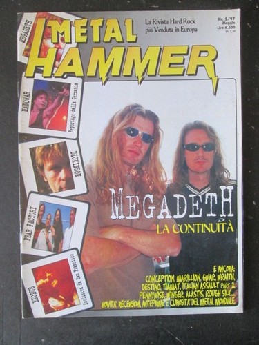 Metallhammer 1997 megadeath - metallhammer,