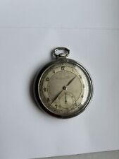 Taschenuhr IWC Schaffhausen Cal 97, Gehäuse aus Edelstahl, Werk läuft, Gebraucht