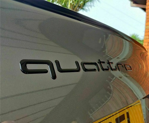 Audi quattro aufkleber 28cm - aufkleber,
